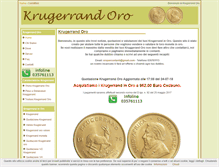 Tablet Screenshot of krugerrand-oro.com